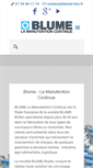 Mobile Screenshot of blume-lmc.fr
