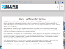 Tablet Screenshot of blume-lmc.fr